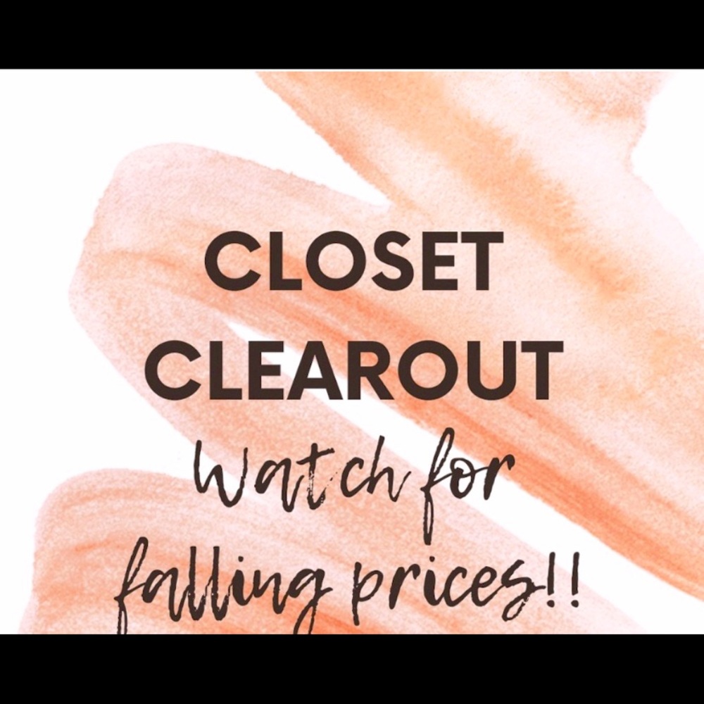 Closet clear out